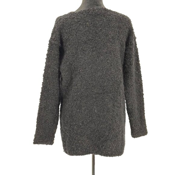 2/$18 SALE! Jones Boucle Sweater Womens S Mohair Blend Textured Oversized Long - Picture 7 of 7